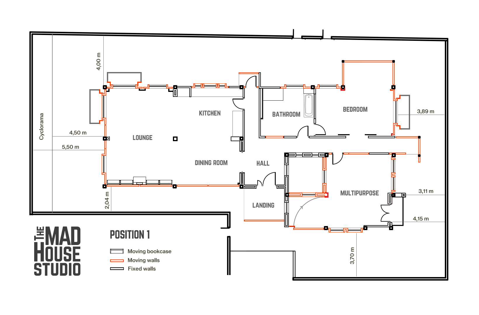 Position 1 floor plan